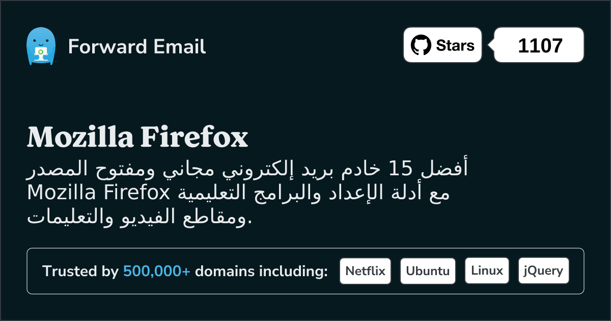 15 خادم بريد إلكتروني مفتوح المصدر قوي لمتصفح Mozilla Firefox في 2025