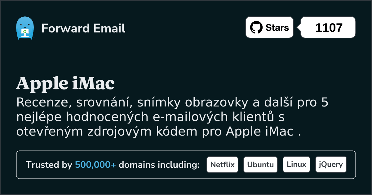 5 nejlépe hodnocených e-mailových klientů s otevřeným zdrojovým kódem pro Apple iMac v 2025