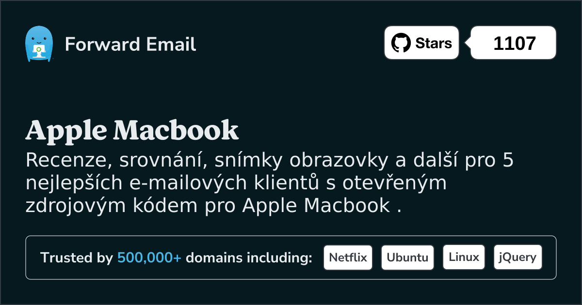 5 nejlepších e-mailových klientů s otevřeným zdrojovým kódem pro Apple Macbook v 2025
