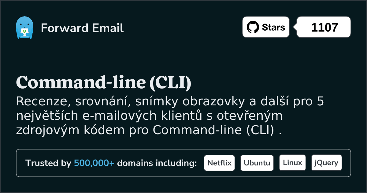 5 největších e-mailových klientů s otevřeným zdrojovým kódem pro Command-line (CLI) v 2025