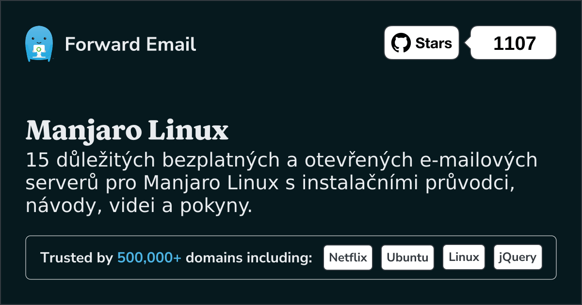 15 důležitých e-mailových serverů s otevřeným zdrojovým kódem pro Manjaro Linux v 2025