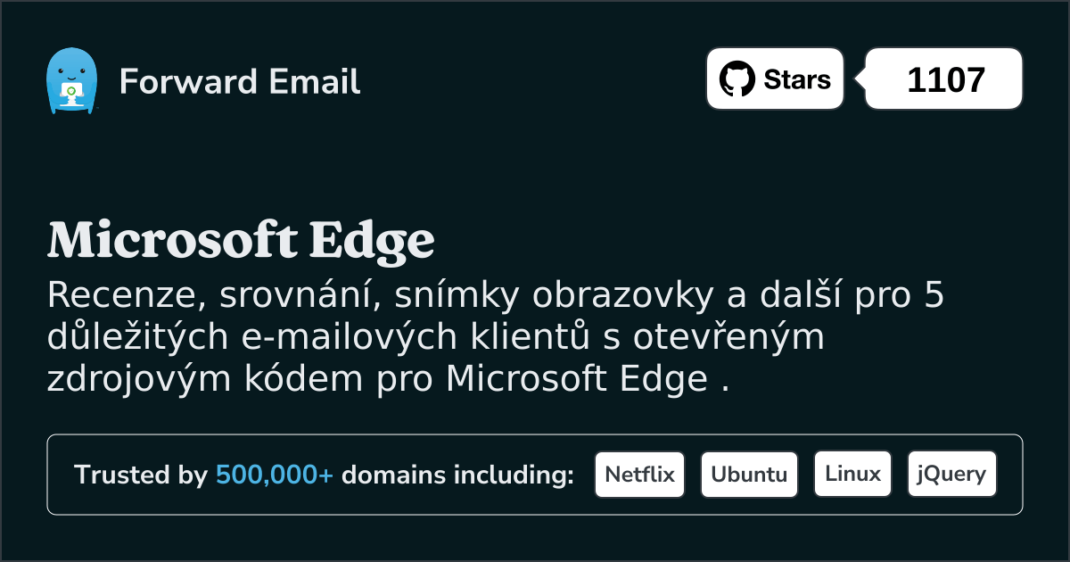 5 Důležití e-mailoví klienti s otevřeným zdrojovým kódem pro Microsoft Edge v 2025