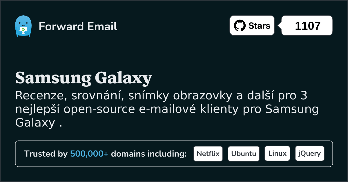 3 nejlepší e-mailové klienty s otevřeným zdrojovým kódem pro Samsung Galaxy v 2025