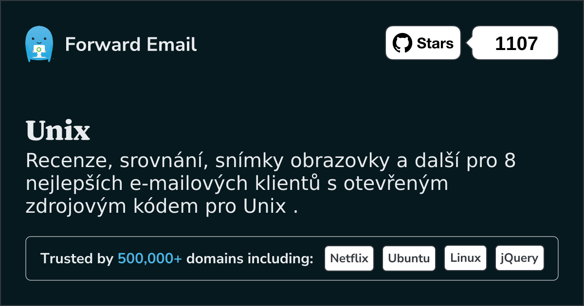 8 nejlepších e-mailových klientů s otevřeným zdrojovým kódem pro Unix v 2025