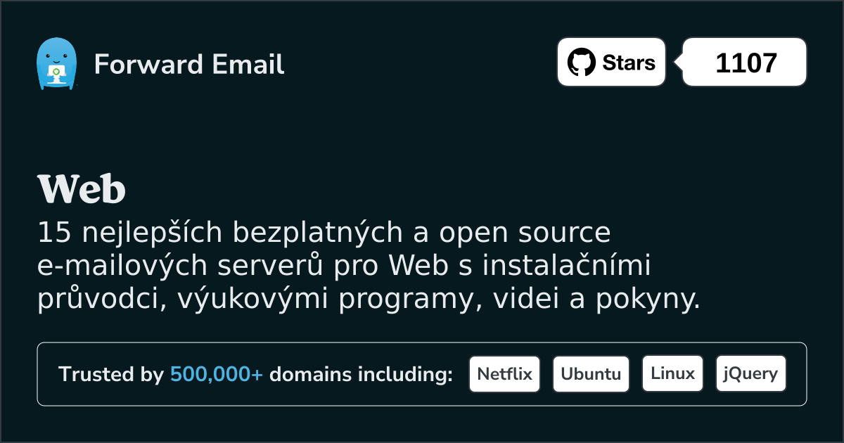 15 nejlepších open source e-mailových serverů pro Web v 2025