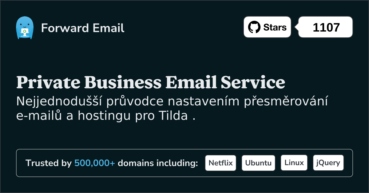 Jak nastavit e-mail pomocí Tilda