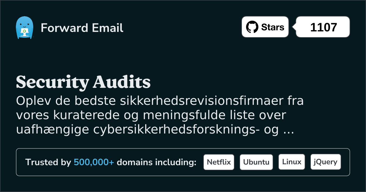 Bedste sikkerhedsrevisionsfirmaer