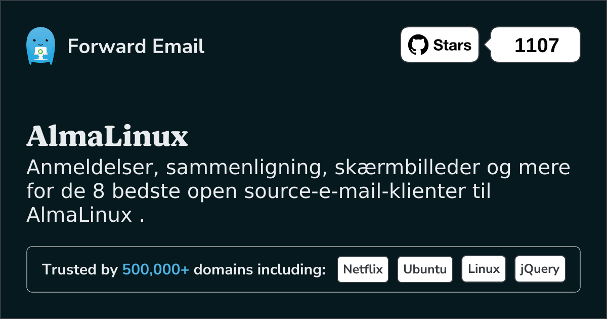 8 Top Open Source e-mail-klienter til AlmaLinux i 2025