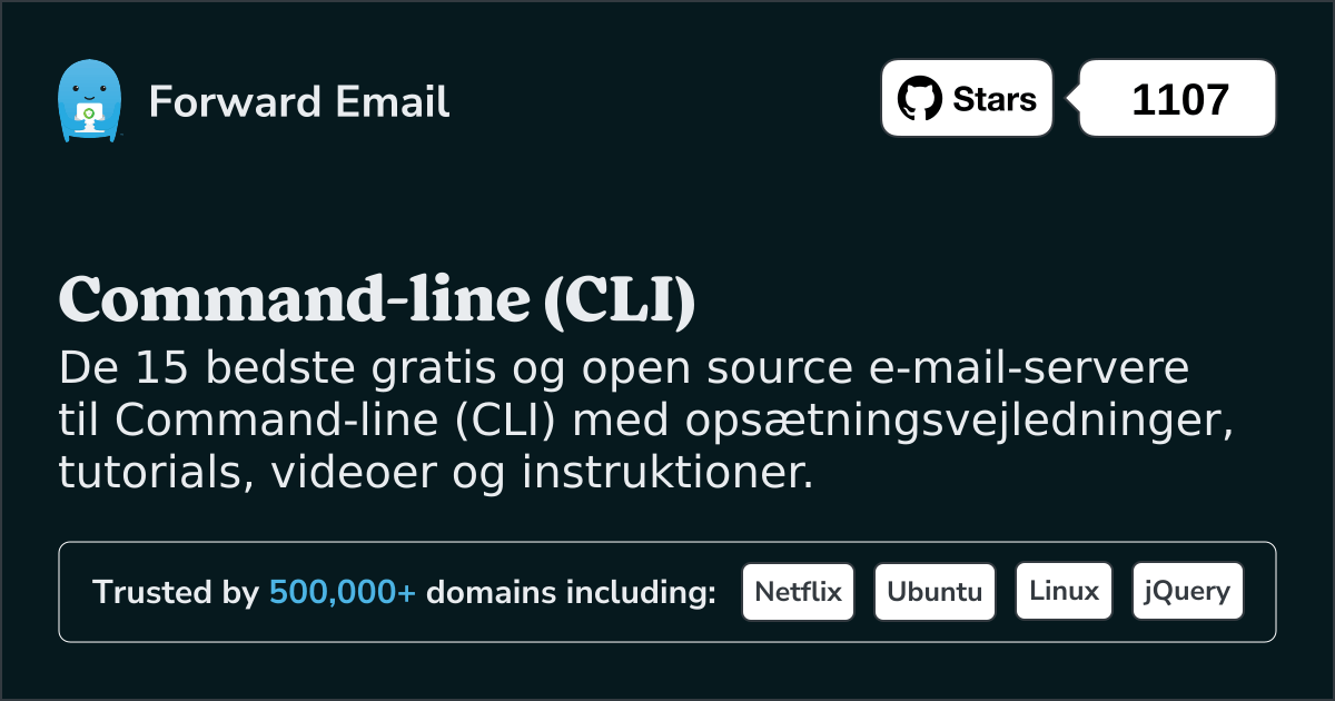 15 bedste open source e-mail-servere til Command-line (CLI) i 2025