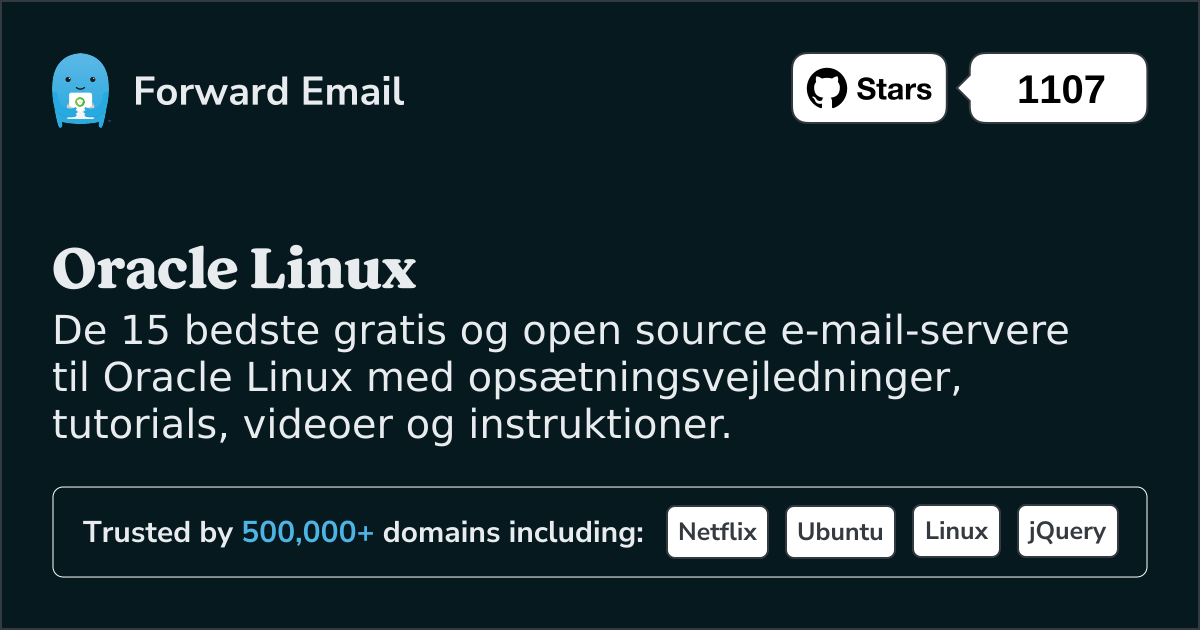 15 Top Open Source e-mail-servere til Oracle Linux i 2025