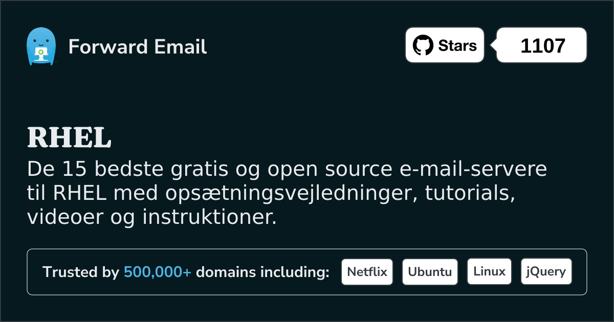 15 Top Open Source e-mail-servere til RHEL i 2025