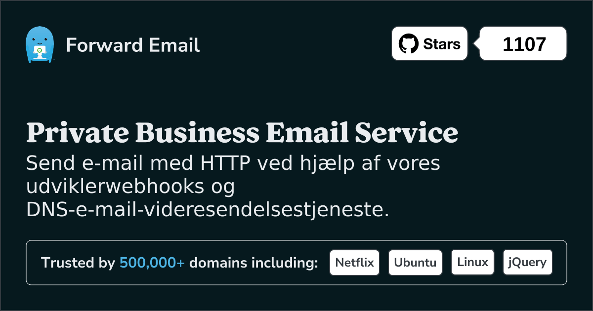Gratis e-mail-webhooks til udviklere og brugerdefinerede domæner