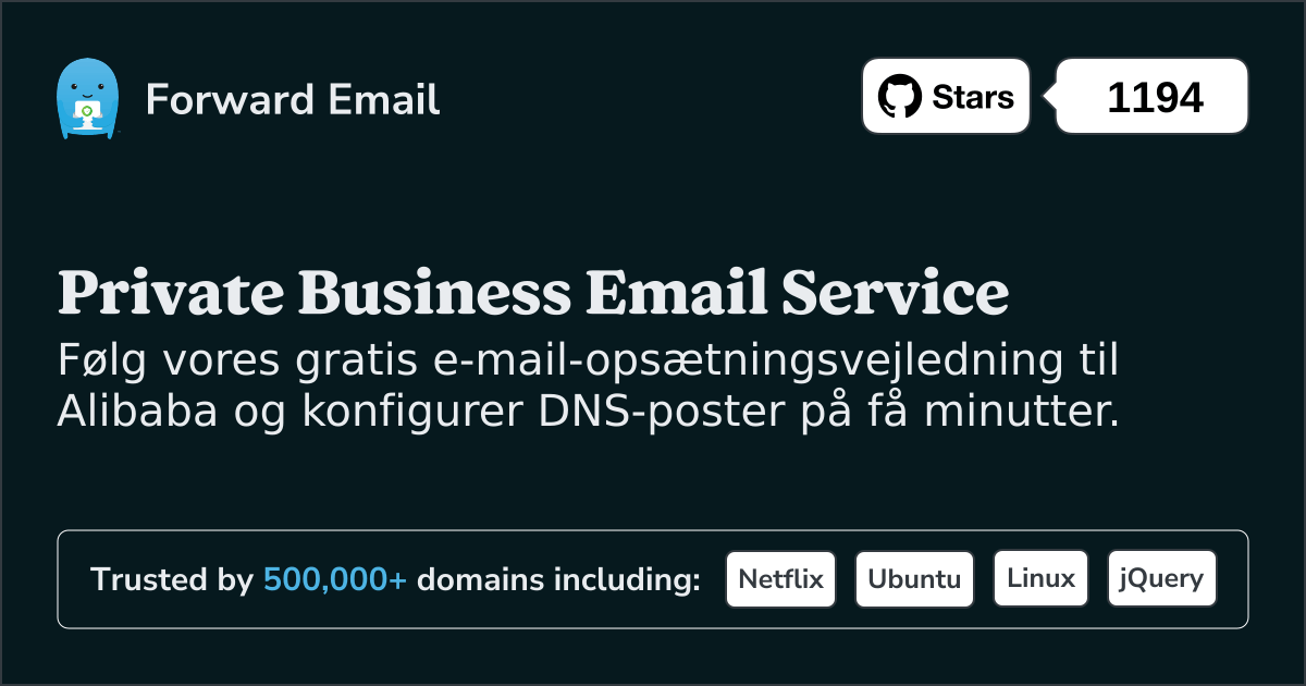 Sådan konfigurerer du e-mail med Alibaba