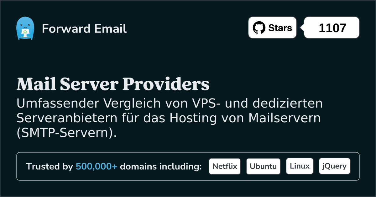 Beste Mailserver-Anbieter