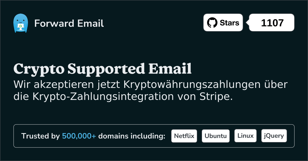 Einführung von Krypto-Zahlungen: Verbesserter Datenschutz für Ihren E-Mail-Dienst
