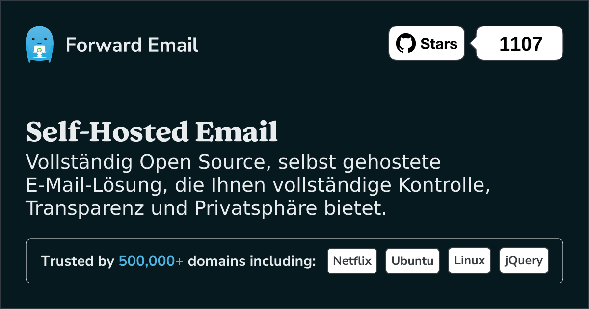 Wir stellen unseren selbstgehosteten E-Mail-Stack vor