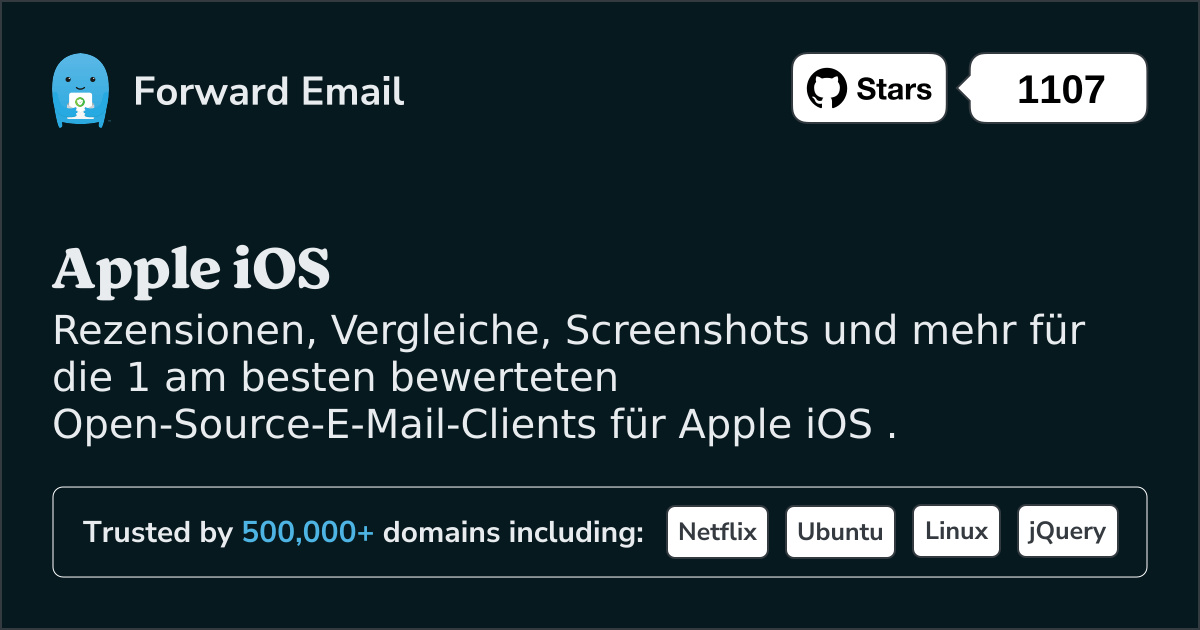 1 bestbewertete Open-Source-E-Mail-Clients für Apple iOS im 2025