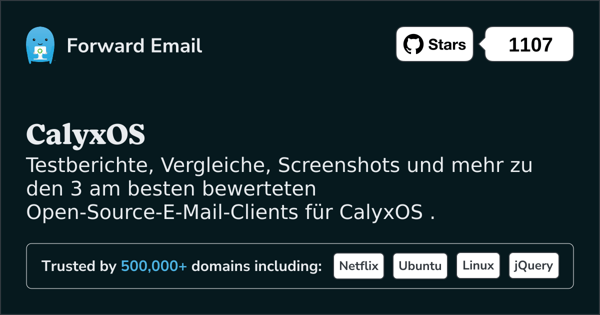 Die 3 am besten bewerteten Open-Source-E-Mail-Clients für CalyxOS im 2025