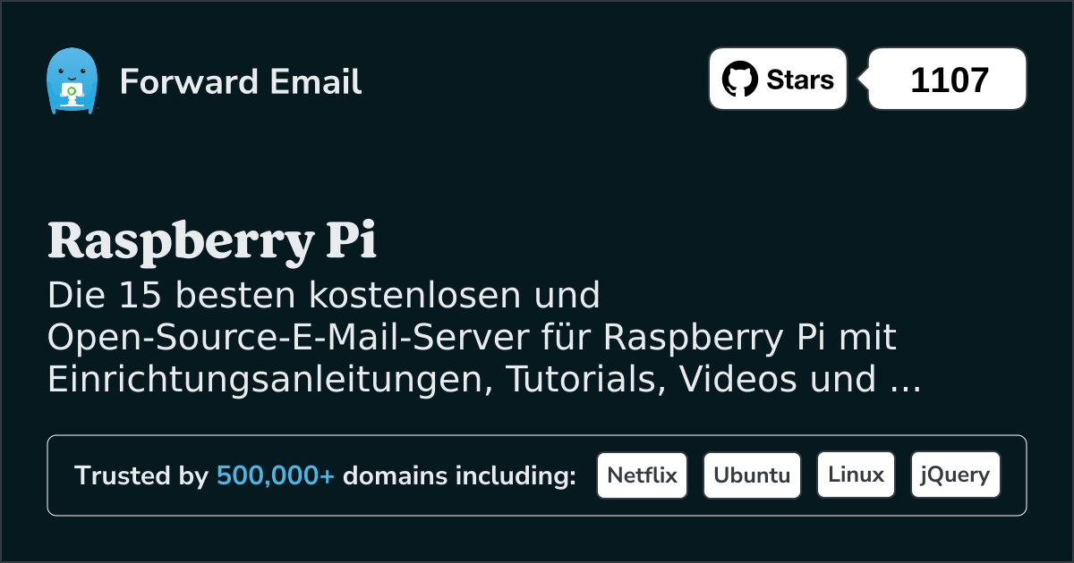 Die 15 besten Open-Source-E-Mail-Server für Raspberry Pi im 2025