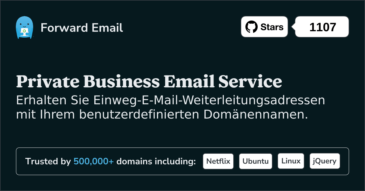 Wegwerfbare E-Mail-Adressen für benutzerdefinierte Domänen