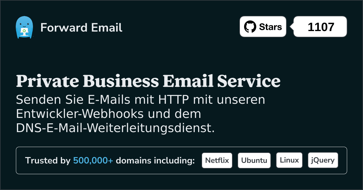 Kostenlose E-Mail-Webhooks für Entwickler und benutzerdefinierte Domänen