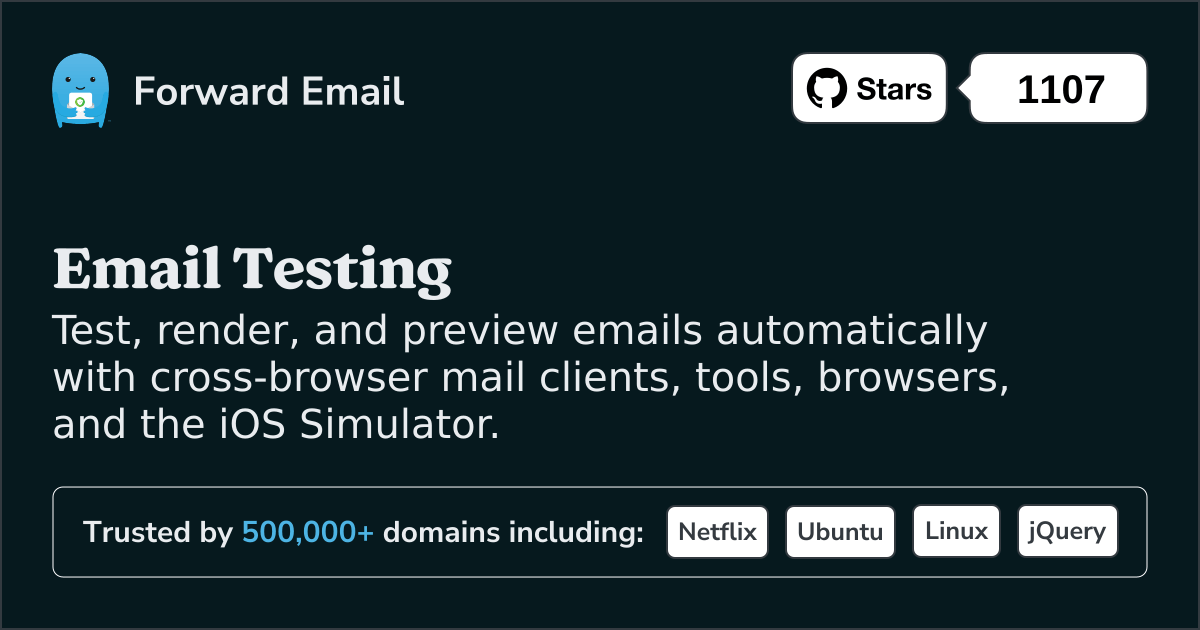 Email Testing for Browsers and iOS Simulator