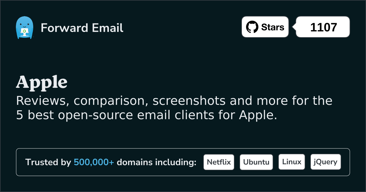 5 Best Open Source Email Clients for Apple in 2025