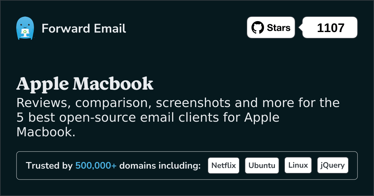 5 Best Open Source Email Clients for Apple Macbook in 2025