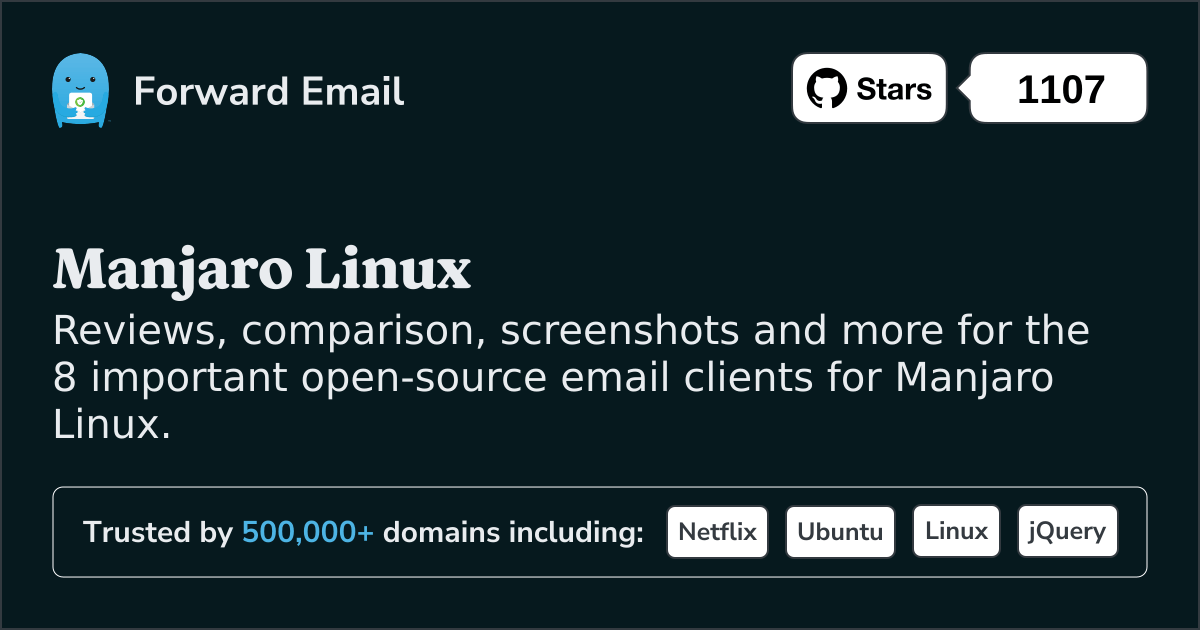 8 Important Open Source Email Clients for Manjaro Linux in 2025