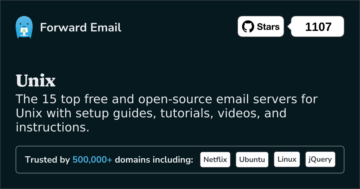 15 Top Open Source Email Servers for Unix in 2025