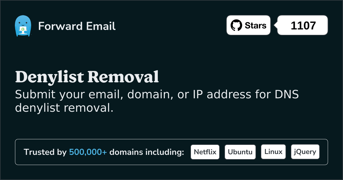 Denylist Removal