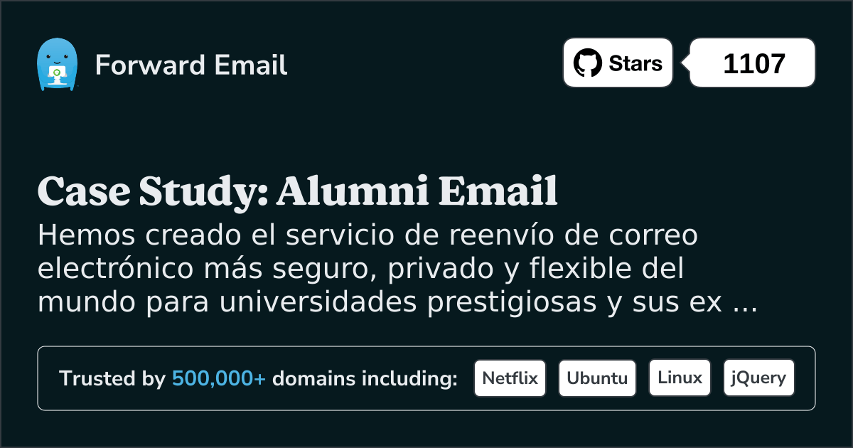 Caso práctico: Cómo el reenvío de correo electrónico impulsa las soluciones de correo electrónico para exalumnos de las mejores universidades