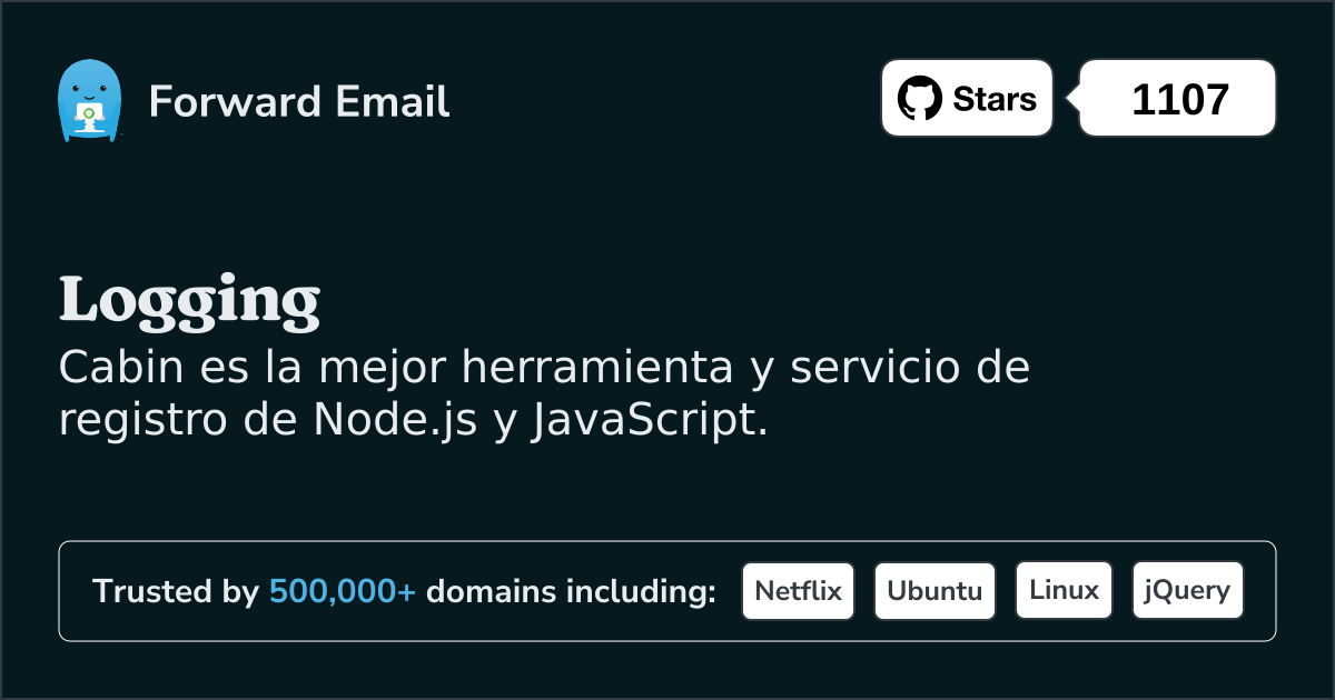 Servicio de registro de Node.js
