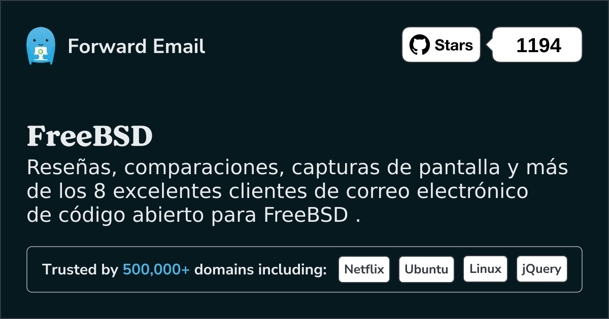 8 excelentes clientes de correo electrónico de código abierto para FreeBSD en 2025