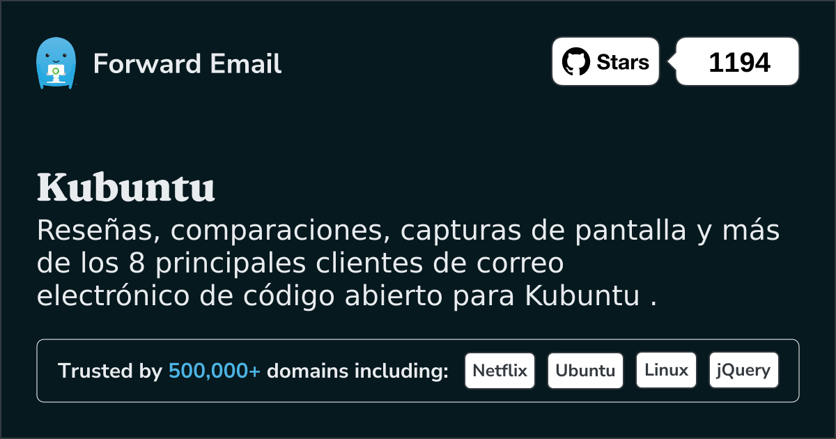 Los 8 mejores clientes de correo electrónico de código abierto para Kubuntu en 2025