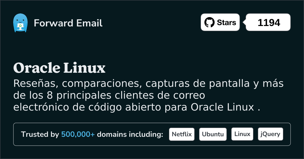 Los 8 mejores clientes de correo electrónico de código abierto para Oracle Linux en 2025