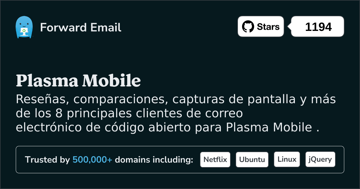 Los 8 mejores clientes de correo electrónico de código abierto para Plasma Mobile en 2025