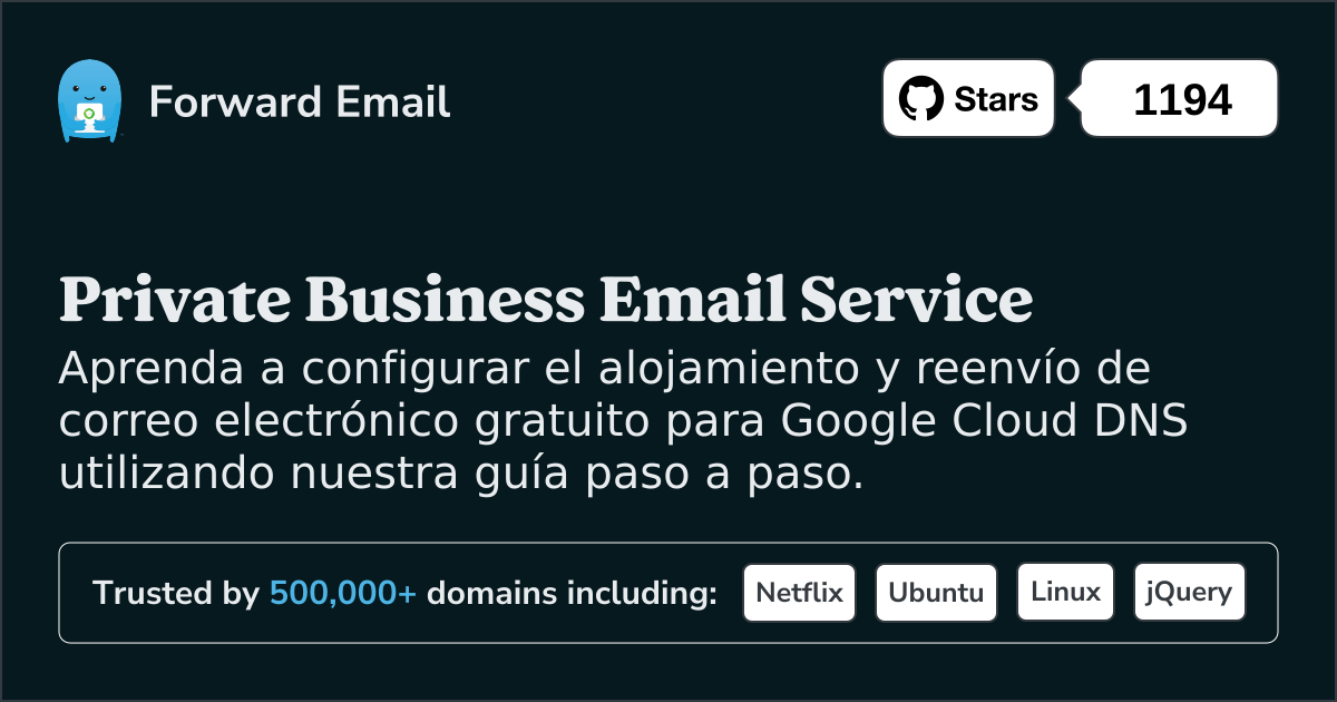Cómo configurar el correo electrónico con Google Cloud DNS