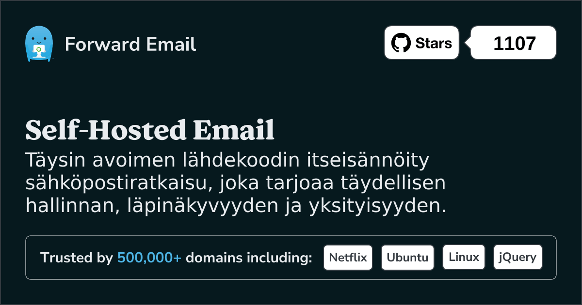 Esittelyssä itseisännöity sähköpostipinomme