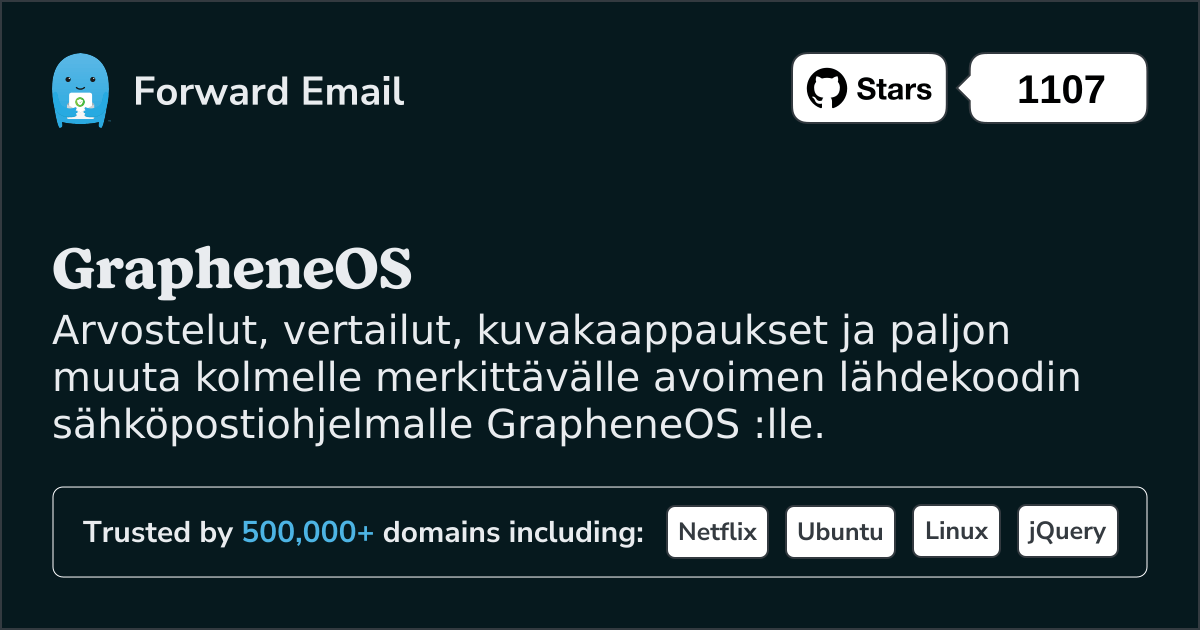 3 merkittävää avoimen lähdekoodin sähköpostiohjelmaa GrapheneOS lle vuonna 2025