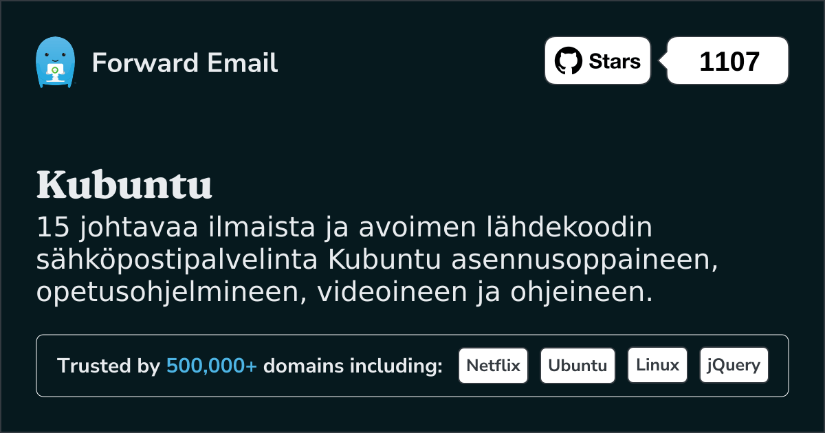 15 johtavaa avoimen lähdekoodin sähköpostipalvelinta Kubuntu vuonna 2025