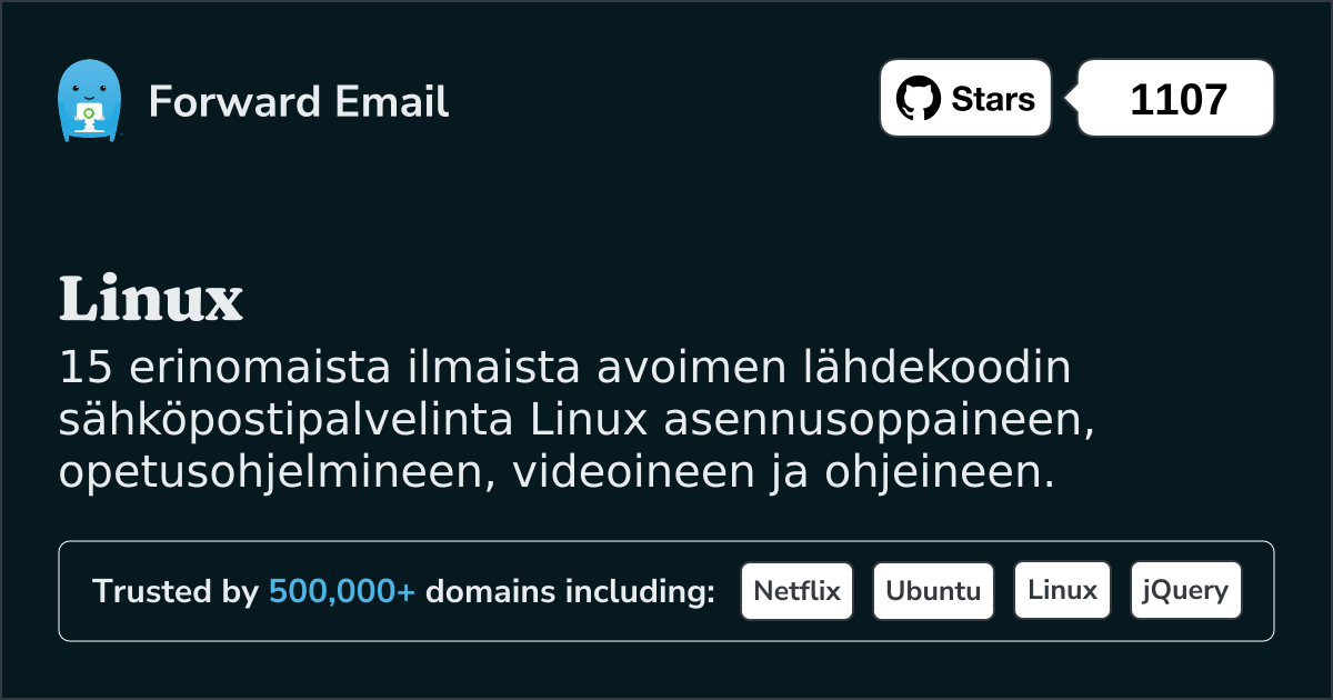 15 erinomaista avoimen lähdekoodin sähköpostipalvelinta Linux vuonna 2025