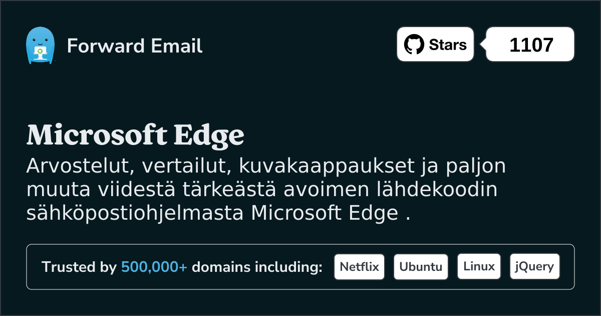 5 tärkeää avoimen lähdekoodin sähköpostiohjelmaa Microsoft Edge vuonna 2025