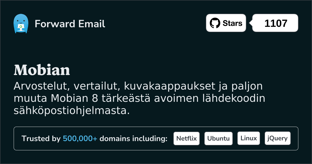 8 tärkeää avoimen lähdekoodin sähköpostiohjelmaa Mobian vuonna 2025