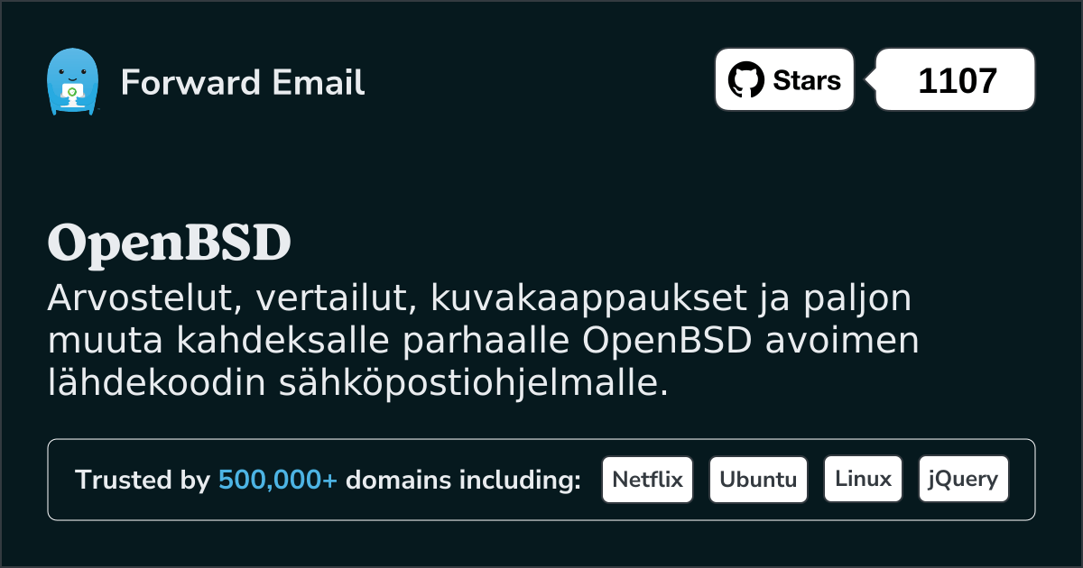 8 parasta avoimen lähdekoodin sähköpostiohjelmaa OpenBSD lle vuonna 2025
