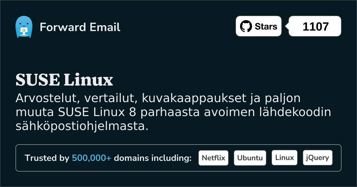 8 suosituinta avoimen lähdekoodin sähköpostiohjelmaa SUSE Linux vuonna 2025