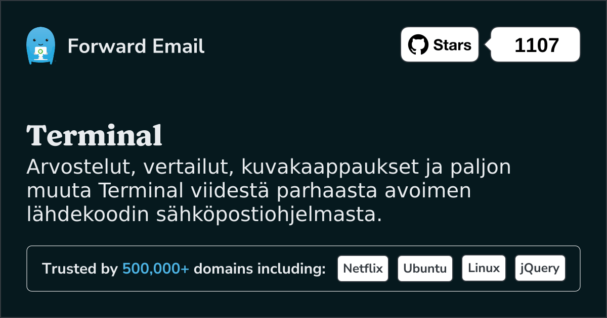 5 suosituinta avoimen lähdekoodin sähköpostiohjelmaa Terminal vuonna 2025