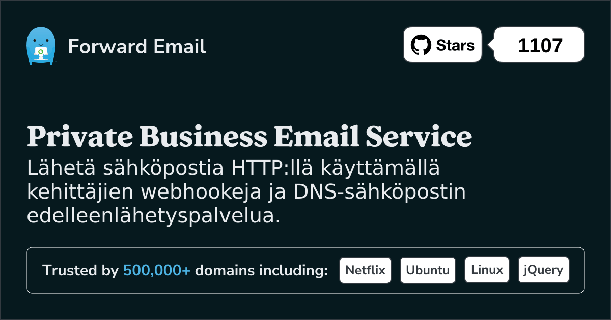 Ilmaiset sähköpostin Webhookit kehittäjille ja mukautetuille verkkotunnuksille