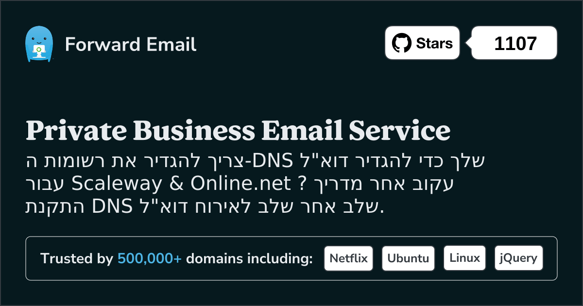 כיצד להגדיר דואר אלקטרוני עם Scaleway & Online.net
