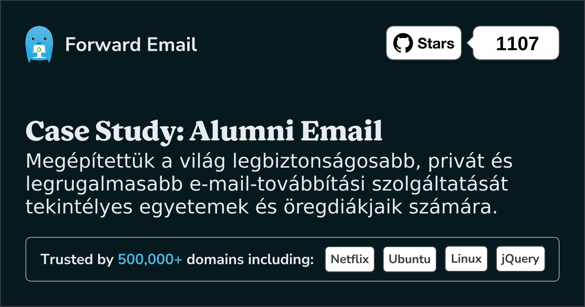 Esettanulmány: Hogyan segíti elő az e-mail továbbítása az öregdiákok e-mail megoldásait a legjobb egyetemek számára
